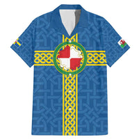 Pembrokeshire Wales Family Matching Mermaid Dress and Hawaiian Shirt Flag And Map Celtic Style - Wonder Print Shop