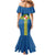 Pembrokeshire Wales Family Matching Mermaid Dress and Hawaiian Shirt Flag And Map Celtic Style - Wonder Print Shop