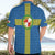 Pembrokeshire Wales Hawaiian Shirt Flag And Map Celtic Style - Wonder Print Shop