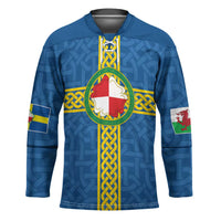 Pembrokeshire Wales Hockey Jersey Flag And Map Celtic Style - Wonder Print Shop