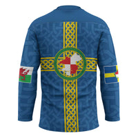 Pembrokeshire Wales Hockey Jersey Flag And Map Celtic Style - Wonder Print Shop