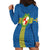 Pembrokeshire Wales Hoodie Dress Flag And Map Celtic Style - Wonder Print Shop