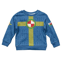 Pembrokeshire Wales Kid Ugly Christmas Sweater Flag And Map Celtic Style - Wonder Print Shop