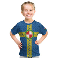 Pembrokeshire Wales Kid T Shirt Flag And Map Celtic Style - Wonder Print Shop