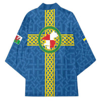 Pembrokeshire Wales Kimono Flag And Map Celtic Style - Wonder Print Shop