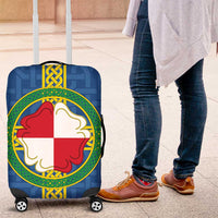Pembrokeshire Wales Luggage Cover Flag And Map Celtic Style - Wonder Print Shop
