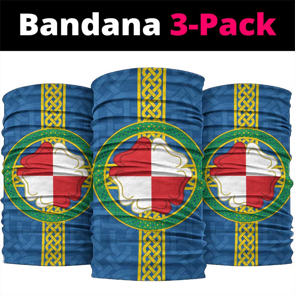 Pembrokeshire Wales Neck Gaiter Flag And Map Celtic Style - Wonder Print Shop