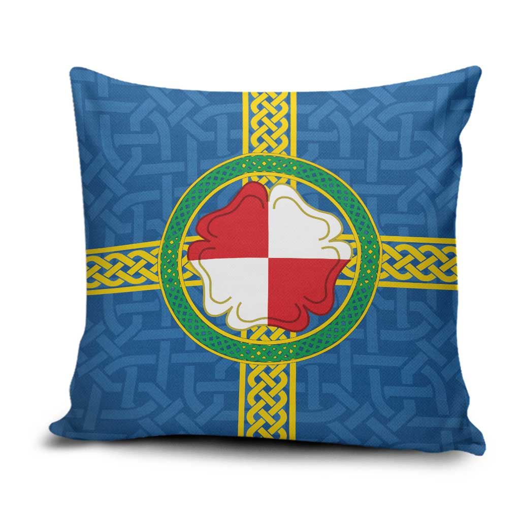 Pembrokeshire Wales Pillow Cover Flag And Map Celtic Style - Wonder Print Shop