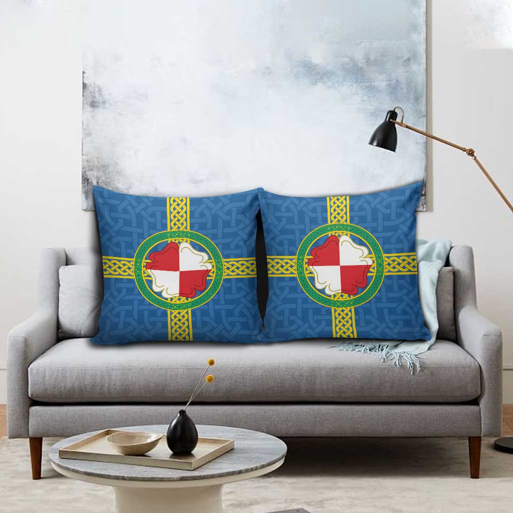 Pembrokeshire Wales Pillow Cover Flag And Map Celtic Style - Wonder Print Shop