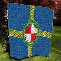 Pembrokeshire Wales Quilt Flag And Map Celtic Style - Wonder Print Shop
