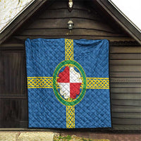 Pembrokeshire Wales Quilt Flag And Map Celtic Style - Wonder Print Shop