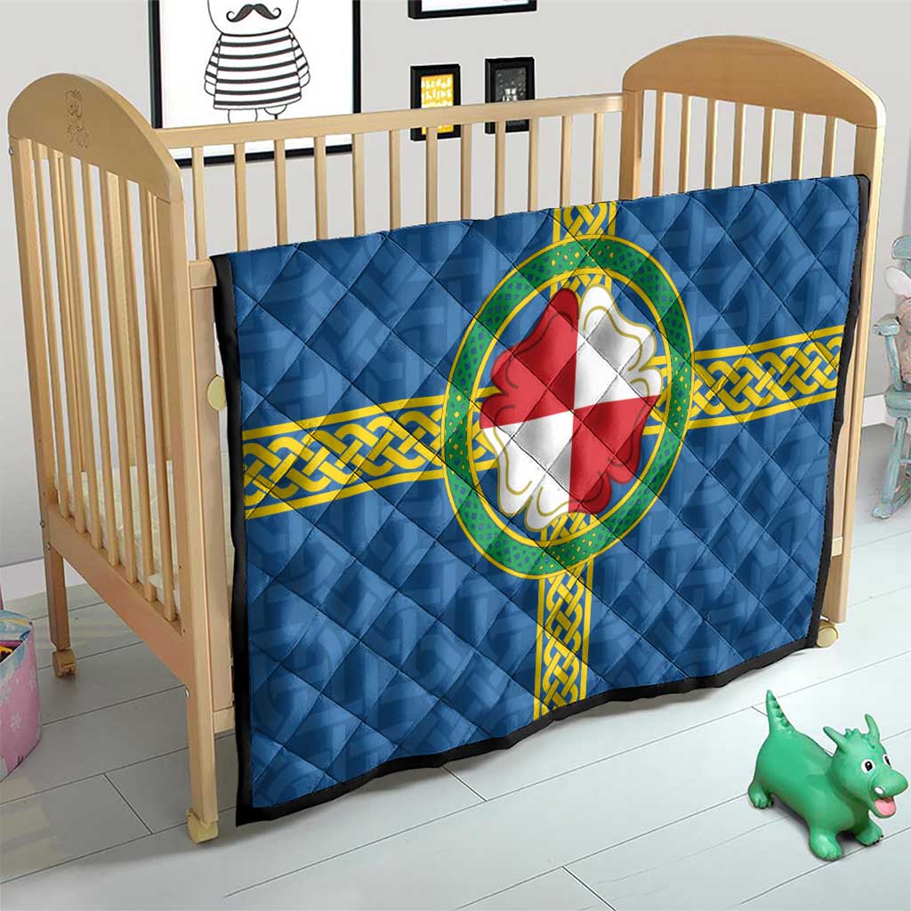 Pembrokeshire Wales Quilt Flag And Map Celtic Style - Wonder Print Shop