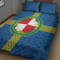 Pembrokeshire Wales Quilt Bed Set Flag And Map Celtic Style - Wonder Print Shop