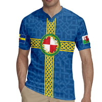 Pembrokeshire Wales Rugby Jersey Flag And Map Celtic Style - Wonder Print Shop