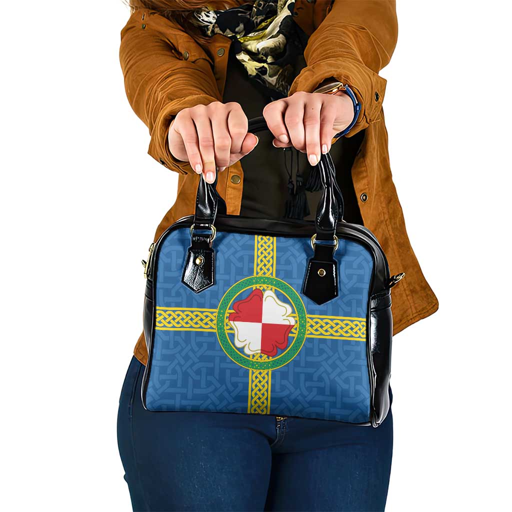 Pembrokeshire Wales Shoulder Handbag Flag And Map Celtic Style - Wonder Print Shop