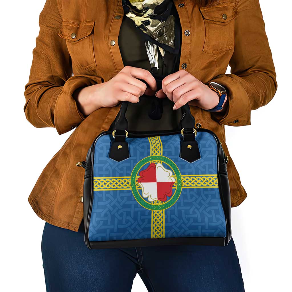 Pembrokeshire Wales Shoulder Handbag Flag And Map Celtic Style - Wonder Print Shop