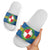 Pembrokeshire Wales Slide Sandals Flag And Map Celtic Style - Wonder Print Shop