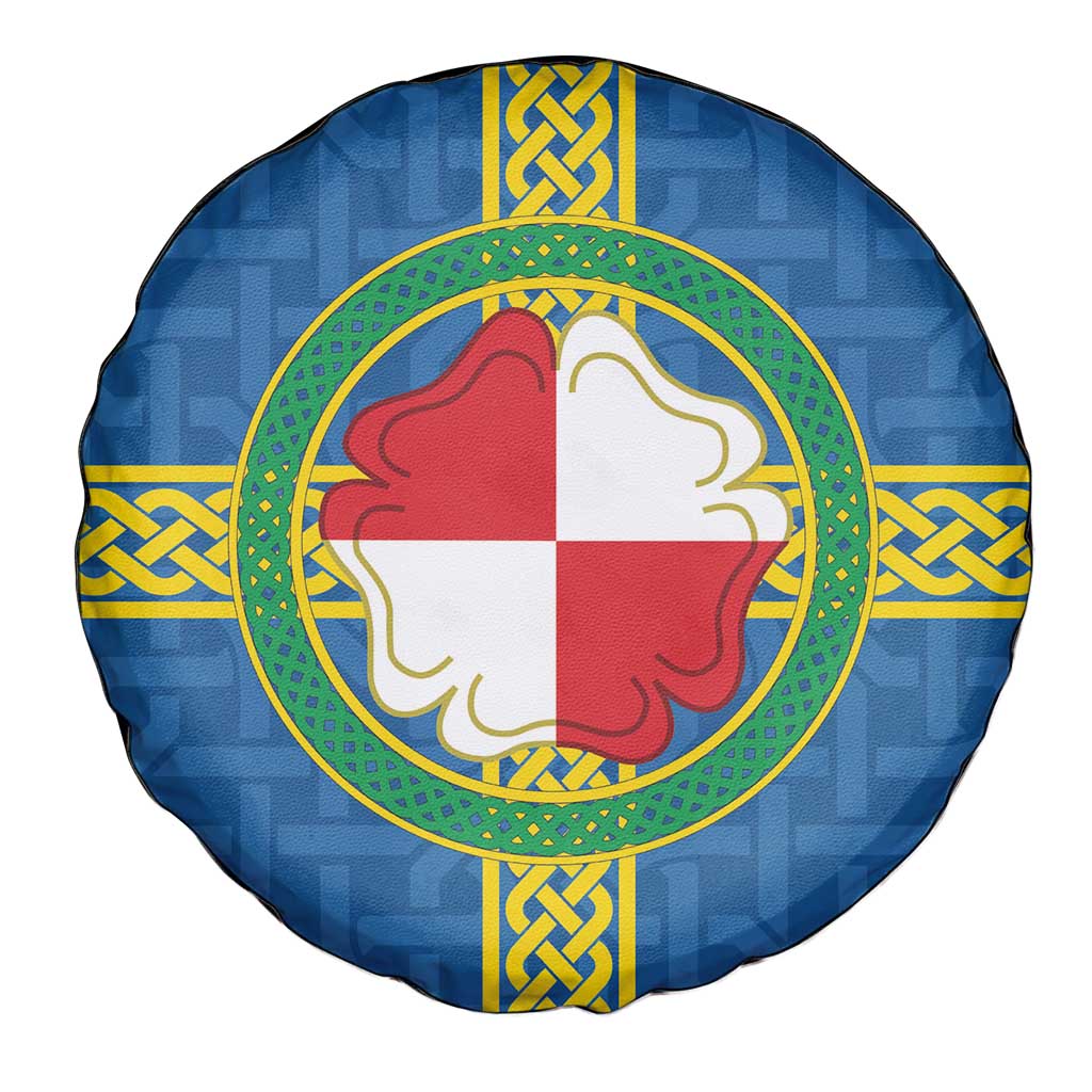 Pembrokeshire Wales Spare Tire Cover Flag And Map Celtic Style - Wonder Print Shop