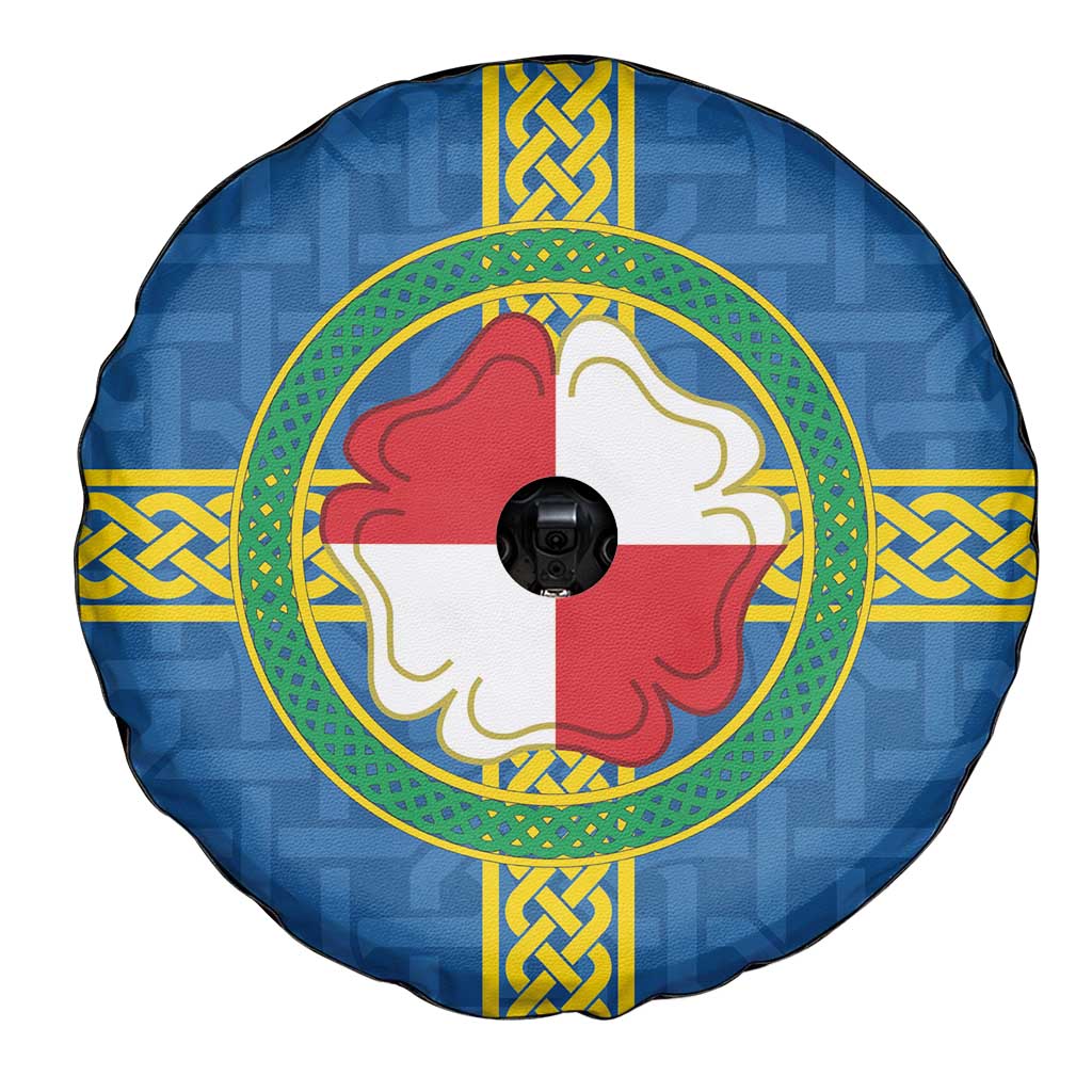 Pembrokeshire Wales Spare Tire Cover Flag And Map Celtic Style - Wonder Print Shop