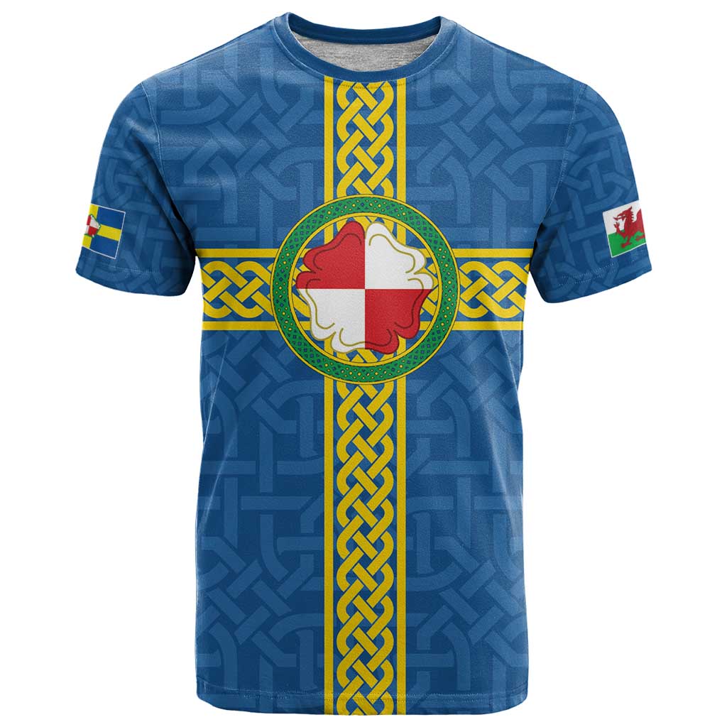 Pembrokeshire Wales T Shirt Flag And Map Celtic Style - Wonder Print Shop