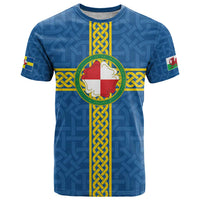 Pembrokeshire Wales T Shirt Flag And Map Celtic Style - Wonder Print Shop