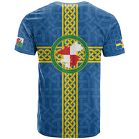 Pembrokeshire Wales T Shirt Flag And Map Celtic Style - Wonder Print Shop