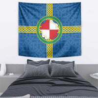 Pembrokeshire Wales Tapestry Flag And Map Celtic Style - Wonder Print Shop
