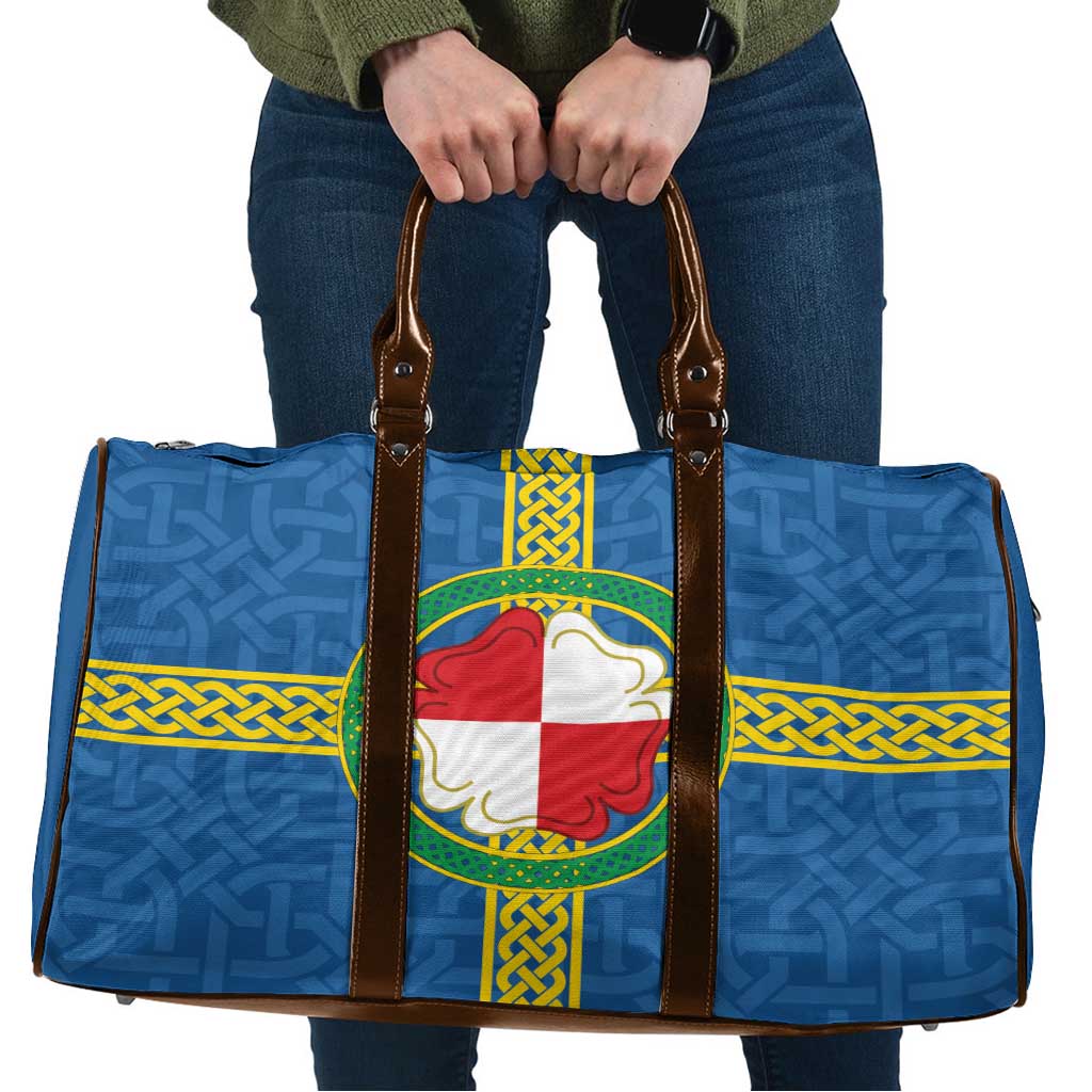 Pembrokeshire Wales Travel Bag Flag And Map Celtic Style - Wonder Print Shop