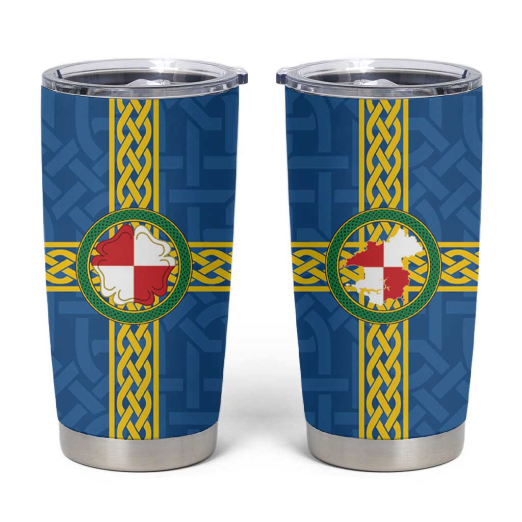 Pembrokeshire Wales Tumbler Cup Flag And Map Celtic Style - Wonder Print Shop