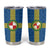 Pembrokeshire Wales Tumbler Cup Flag And Map Celtic Style - Wonder Print Shop