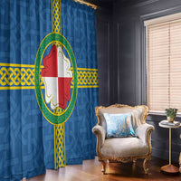 Pembrokeshire Wales Window Curtain Flag And Map Celtic Style - Wonder Print Shop