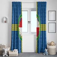 Pembrokeshire Wales Window Curtain Flag And Map Celtic Style - Wonder Print Shop