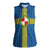 Pembrokeshire Wales Women Sleeveless Polo Shirt Flag And Map Celtic Style - Wonder Print Shop