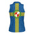Pembrokeshire Wales Women Sleeveless Polo Shirt Flag And Map Celtic Style - Wonder Print Shop