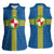 Pembrokeshire Wales Women Sleeveless Polo Shirt Flag And Map Celtic Style - Wonder Print Shop