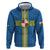 Pembrokeshire Wales Zip Hoodie Flag And Map Celtic Style - Wonder Print Shop