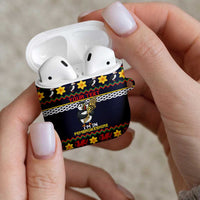 Personalized Pembrokeshire Wales Christmas AirPods Case The Lovespoon Puffin - Wonder Print Shop