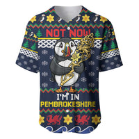 Personalized Pembrokeshire Wales Christmas Baseball Jersey The Lovespoon Puffin - Wonder Print Shop