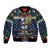Personalized Pembrokeshire Wales Christmas Bomber Jacket The Lovespoon Puffin - Wonder Print Shop