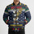 Personalized Pembrokeshire Wales Christmas Bomber Puffer Jacket The Lovespoon Puffin - Wonder Print Shop