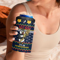 Personalized Pembrokeshire Wales Christmas 4 in 1 Can Cooler Tumbler The Lovespoon Puffin - Wonder Print Shop
