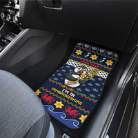 Personalized Pembrokeshire Wales Christmas Car Mats The Lovespoon Puffin - Wonder Print Shop