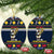 Personalized Pembrokeshire Wales Christmas Ceramic Ornament The Lovespoon Puffin - Wonder Print Shop