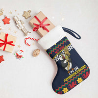 Personalized Pembrokeshire Wales Christmas Stocking The Lovespoon Puffin - Wonder Print Shop