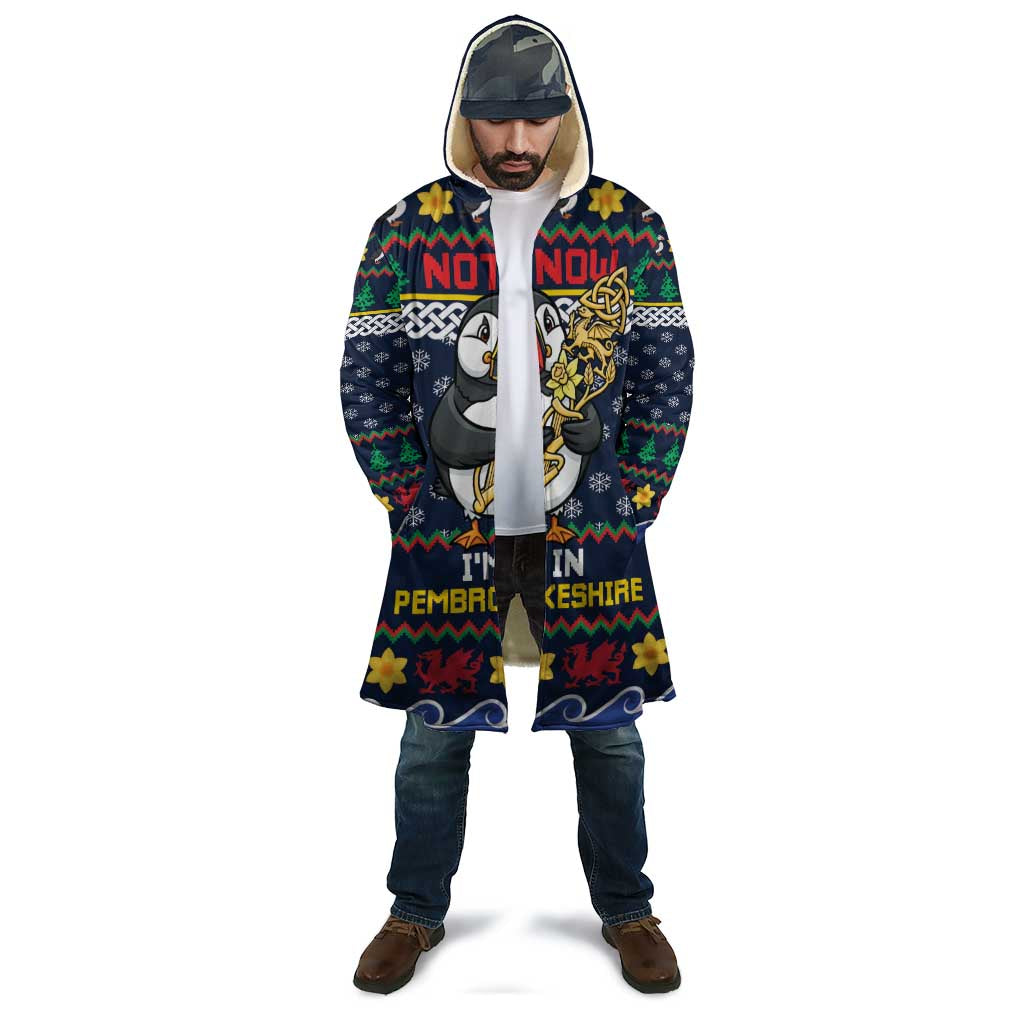 Personalized Pembrokeshire Wales Christmas Cloak The Lovespoon Puffin - Wonder Print Shop