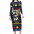 Personalized Pembrokeshire Wales Christmas Family Matching Long Sleeve Bodycon Dress and Hawaiian Shirt The Lovespoon Puffin - Wonder Print Shop