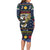 Personalized Pembrokeshire Wales Christmas Family Matching Long Sleeve Bodycon Dress and Hawaiian Shirt The Lovespoon Puffin - Wonder Print Shop