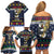 Personalized Pembrokeshire Wales Christmas Family Matching Off Shoulder Short Dress and Hawaiian Shirt The Lovespoon Puffin - Wonder Print Shop