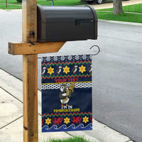 Personalized Pembrokeshire Wales Christmas Garden Flag The Lovespoon Puffin - Wonder Print Shop