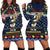 Personalized Pembrokeshire Wales Christmas Hoodie Dress The Lovespoon Puffin - Wonder Print Shop